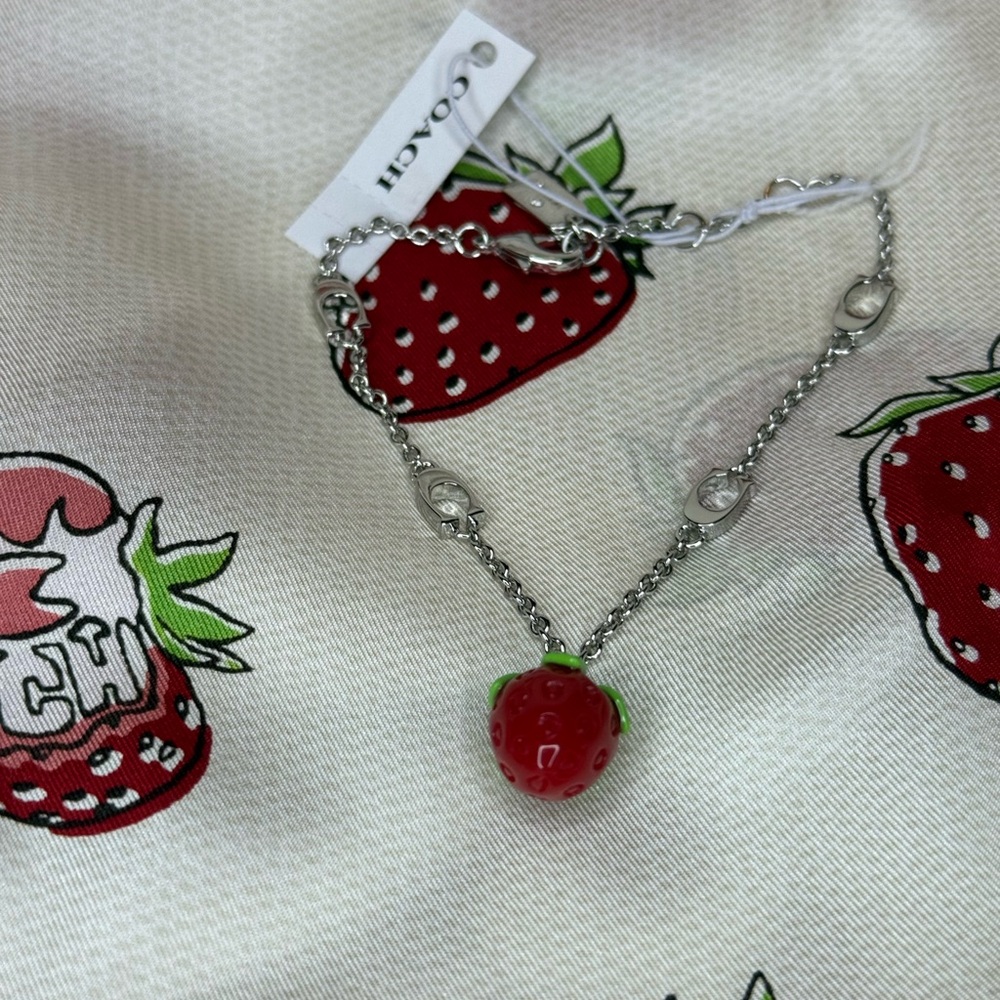 Coach Strawberry Charm Bracelet, style number CBB21